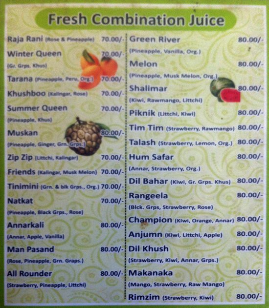 PATEL JUICE CENTRE GHATKOPAR MUMBAI Menu, Photos, Images and