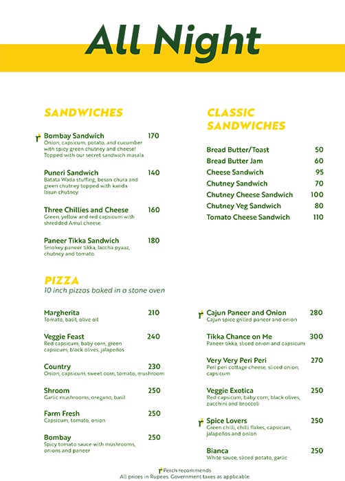 Perch All Day All Night - Shivaji Nagar - Pune image 5