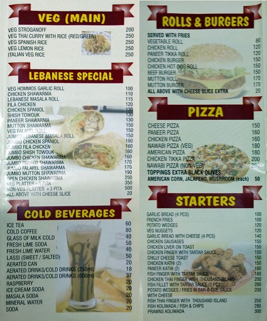 PICCADILLY RESTAURANT - COLABA - MUMBAI Menu, Photos, Images and ...