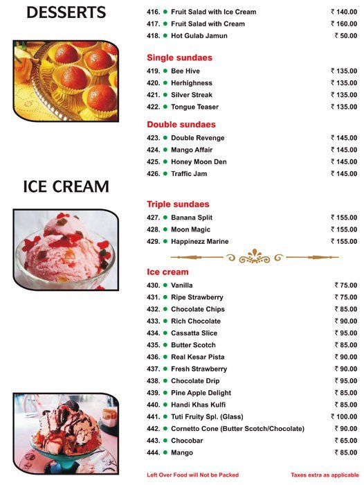 ROYAL CAFE HAZRATGANJ LUCKNOW Menu, Photos, Images and Wallpapers