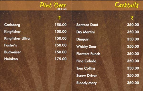 Santoor Bar & Restaurant - Cuffe Parade - Mumbai image 5