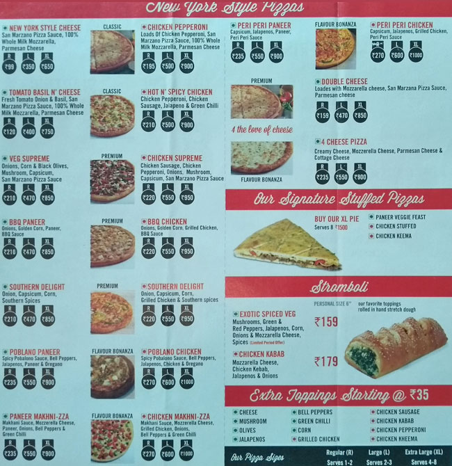 SBARRO - VIVIANA MALL - MAJIWADA - THANE Menu, Photos, Images and ...