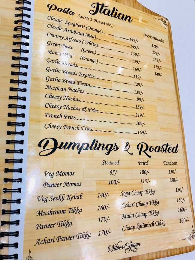 SILVER SPOON AISHBAGH LUCKNOW Menu, Photos, Images and Wallpapers