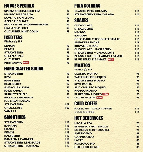 Spezia Bistro - GTB Nagar - New Delhi image 3