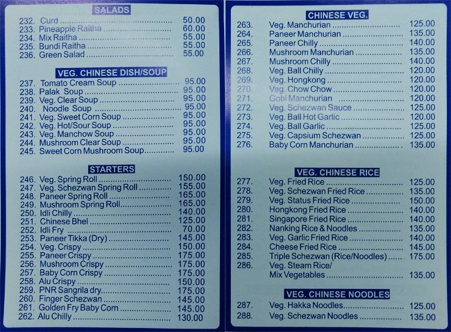 Fresh 100 Modern Parel Menu Card