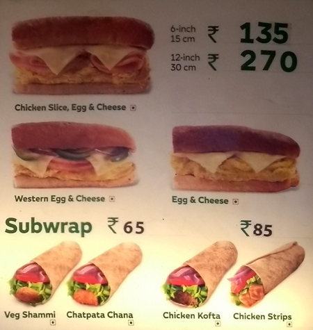 Subway - Frazer Town - Bangalore image 3