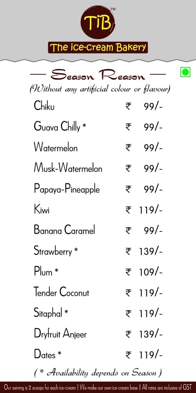 TIB - The Ice-cream Bakery - Versova - Andheri West - Mumbai image 4