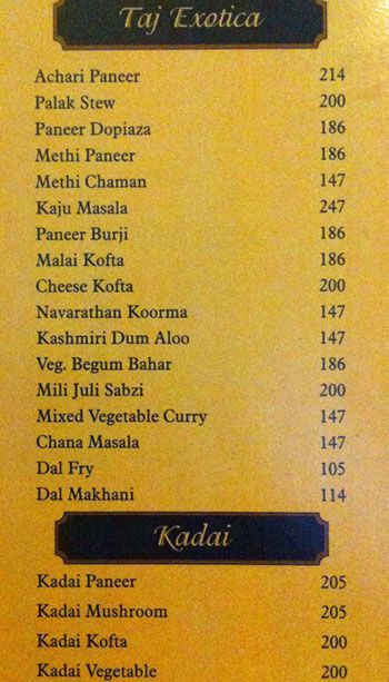 Taj Mahal Restaurant - S D Road - Secunderabad image 4