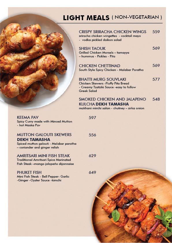 TAMASHA LOWER PAREL MUMBAI Menu, Photos, Images and Wallpapers