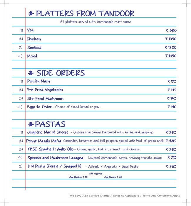 THE BAR STOCK EXCHANGE JUHU MUMBAI Menu, Photos, Images and