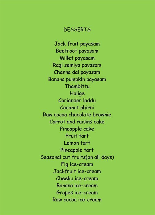 The Green Path - Forgotten Food - Malleshwaram - Bangalore image 2