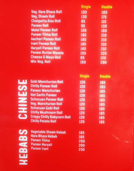 The Kati Roll Shop - Gopalapuram - Chennai image 1