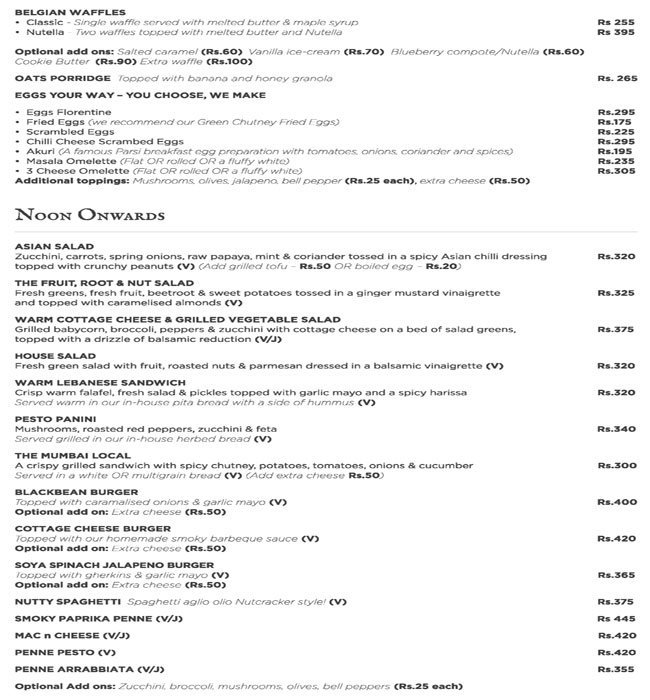 THE NUTCRACKER FORT MUMBAI Menu, Photos, Images and Wallpapers