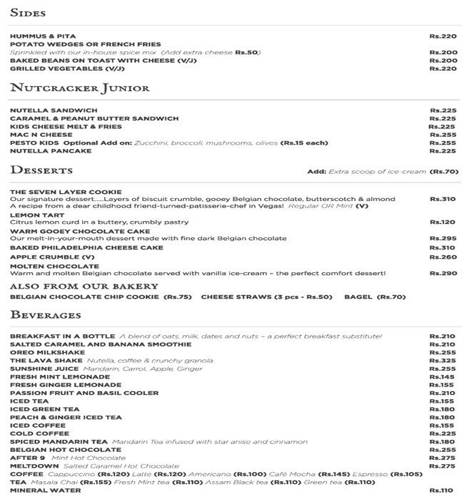 THE NUTCRACKER FORT MUMBAI Menu, Photos, Images and Wallpapers