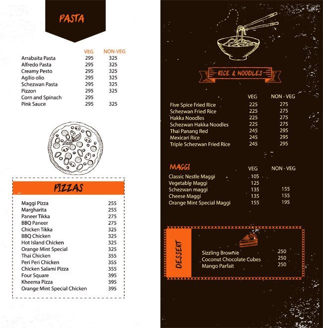 THE ORANGE MINT - THAKUR MALL - VASANT VIHAR - THANE Menu, Photos ...