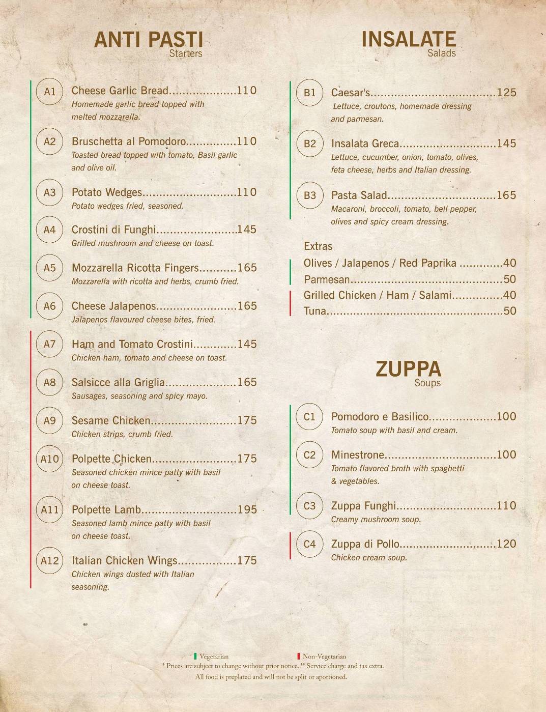 THE PASTA BAR GURDEV NAGAR LUDHIANA Menu, Photos, Images and