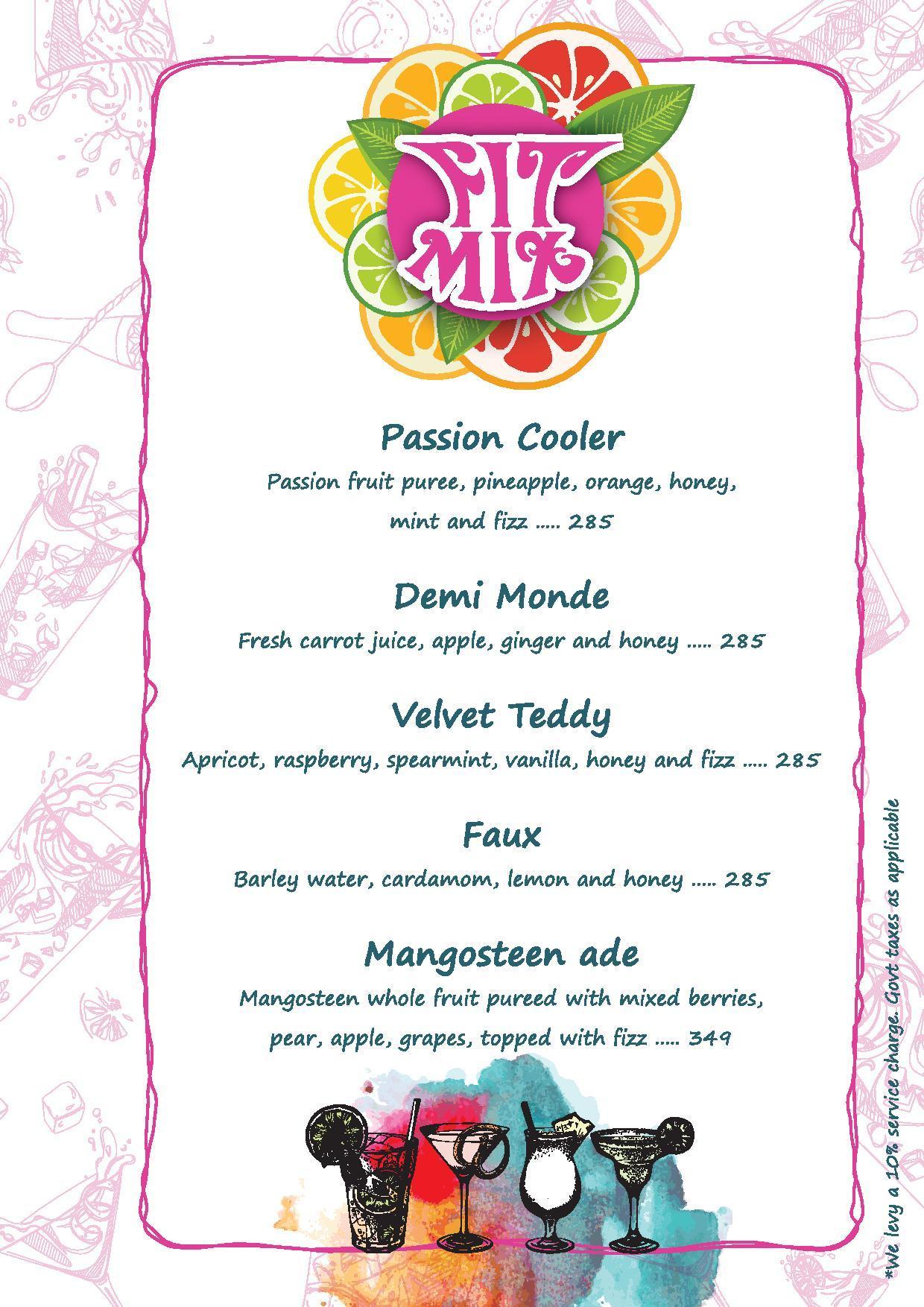 THE SASSY SPOON NARIMAN POINT MUMBAI Menu, Photos, Images and Wallpapers