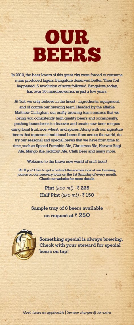 Toit - Indiranagar - Bangalore image 15