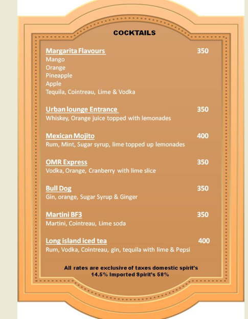 Urban Lounge - Hotel The Centre Point - Sholinganallur - Chennai image 8