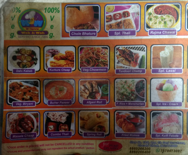 Wah Ji Wah - Chandni Chowk - Delhi NCR image 1