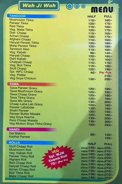 Wah Ji Wah - Prashant Vihar - Delhi NCR image 1