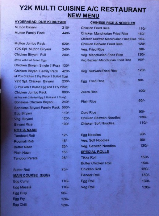 Y2K Restaurants - Panjagutta - Hyderabad image 6