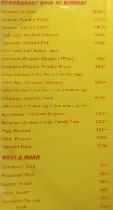 Y2K Restaurants - Panjagutta - Hyderabad image 4