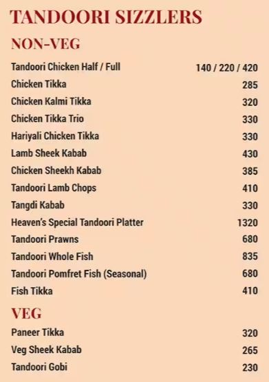 Heaven'S Park Restaurant - Thousand Lights - Chennai image 1