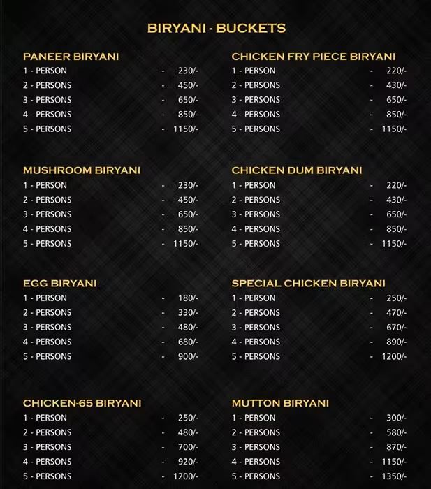 Hyderabad Bucket and Kunda Biryani - Kukatpally - Hyderabad image 8