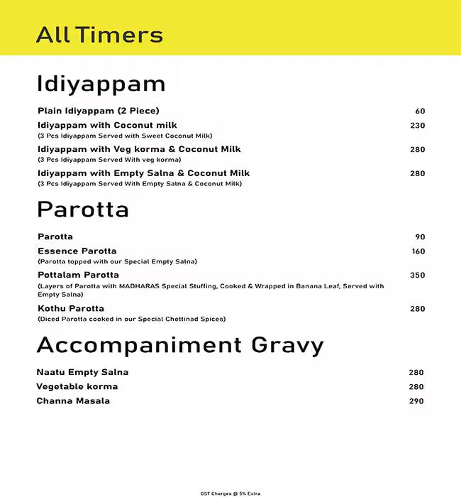 Madharas Global Veg Kitchen - Velachery - Chennai image 5