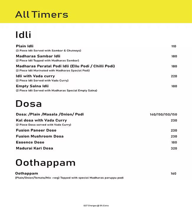 Madharas Global Veg Kitchen - Velachery - Chennai image 6