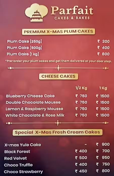 Parfait Cakes And Bakes - Velachery - Chennai image 2