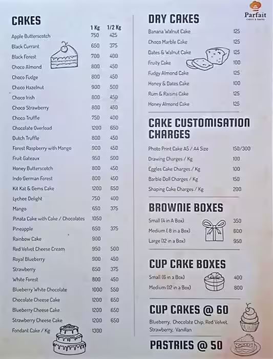 Parfait Cakes And Bakes - Velachery - Chennai image 5