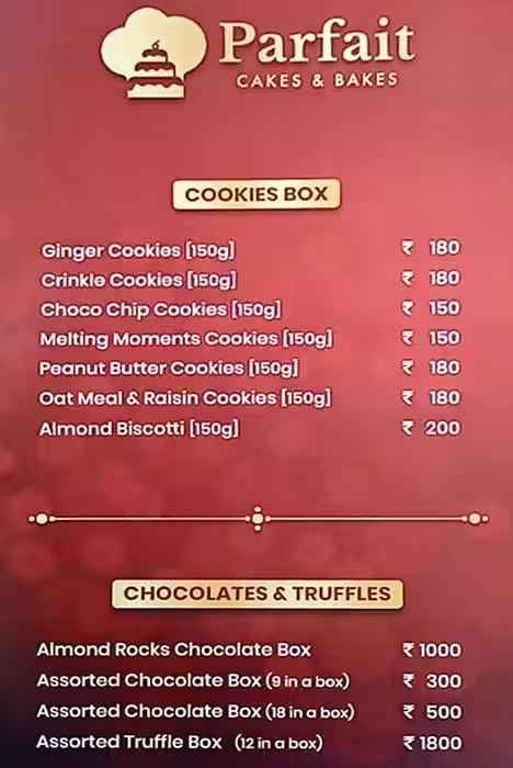 Parfait Cakes And Bakes - Velachery - Chennai image 1