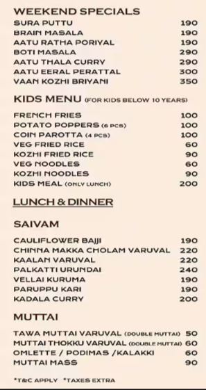 Tinnai Mess Gramiya Manam - Abhiramapuram - Chennai image 3