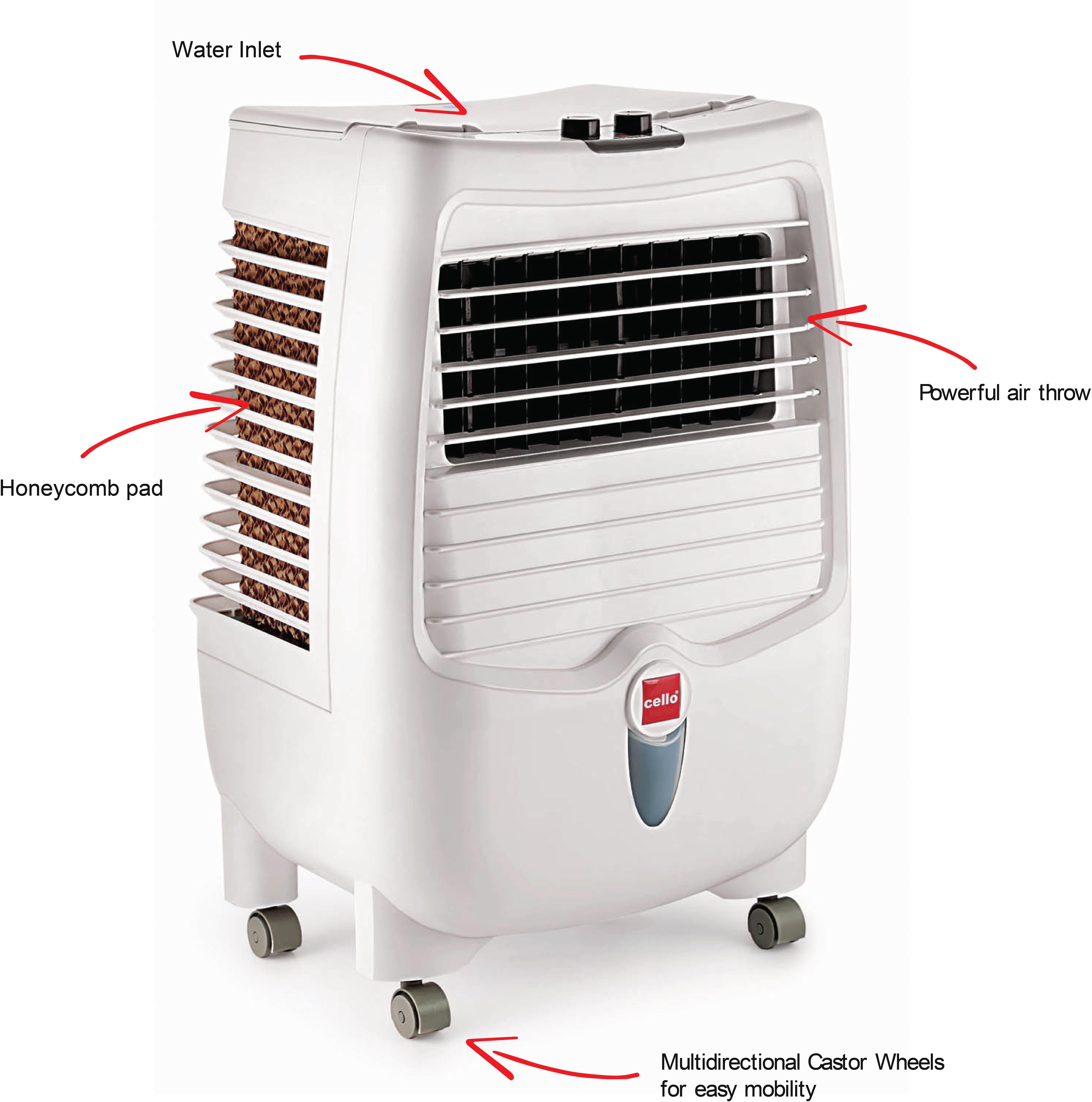 cello swift 50 ltrs window air cooler