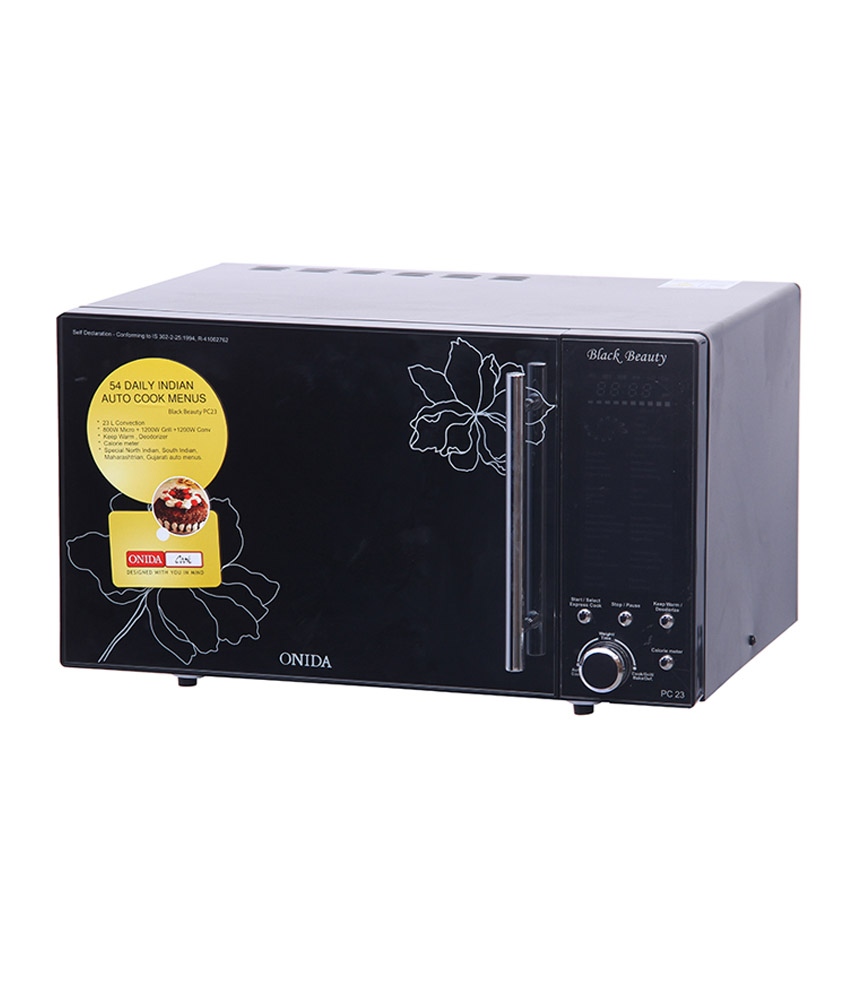 onida microwave black beauty pc23