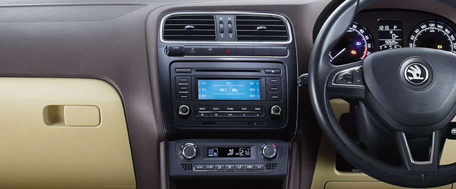 skoda rapid music system price