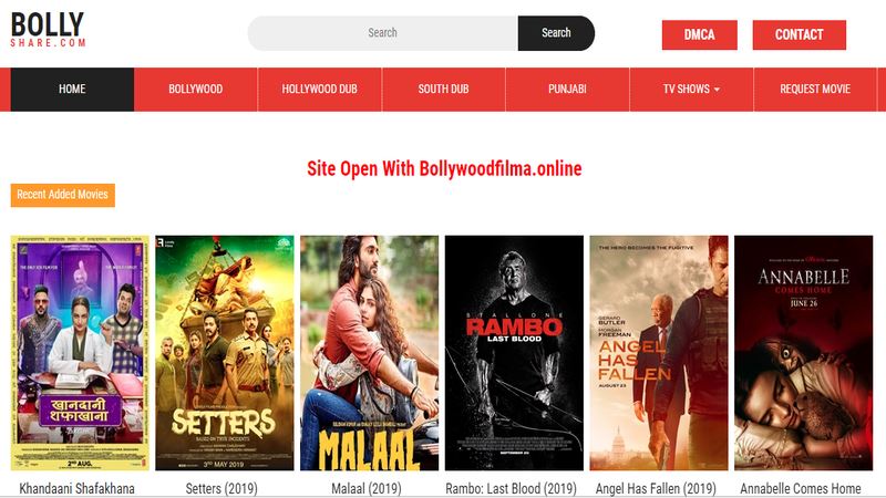 BollyShare (Updated 2021) - Greatest Website to Download Movies