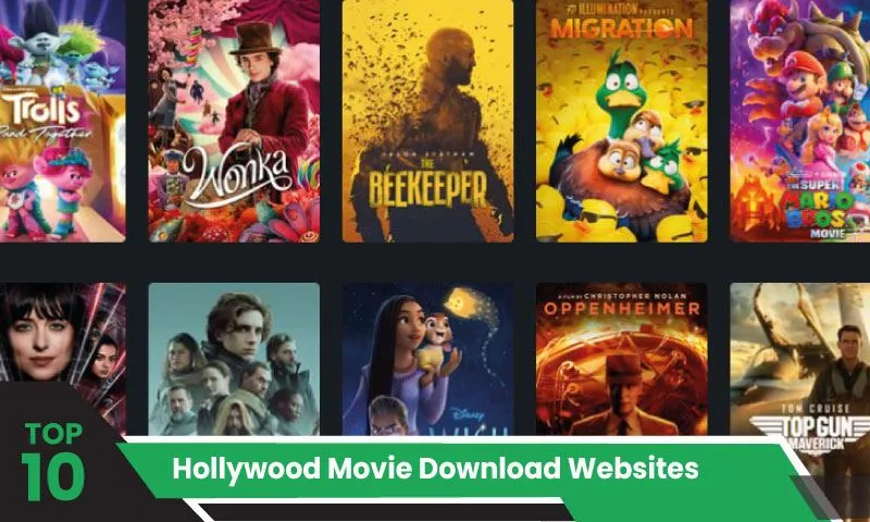 Top 10 Hollywood Movie Download Websites in 2025