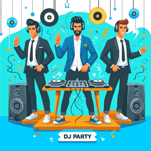 Choosing Good Music During a Party Image