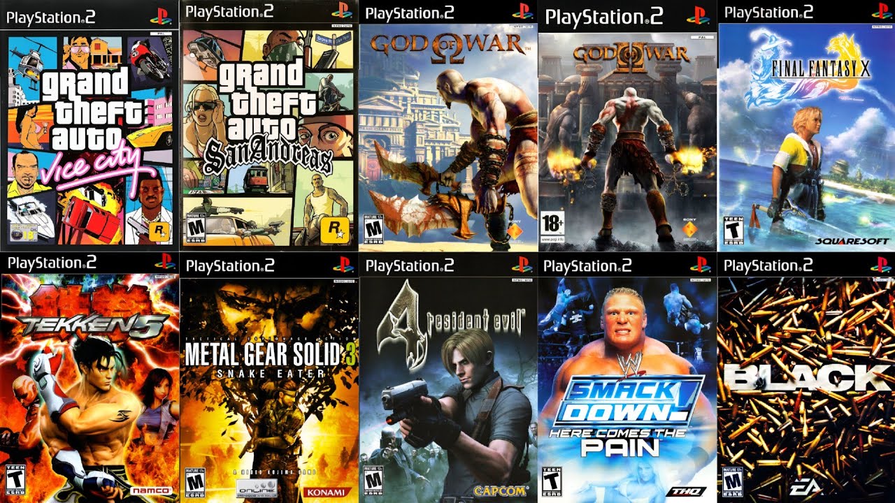 Five Best Playstation2 games Image