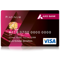 Axis Bank MasterCard Credit Card Image