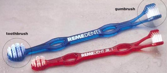 Remedent Toothbrushes With Built In Gum Brushes Image