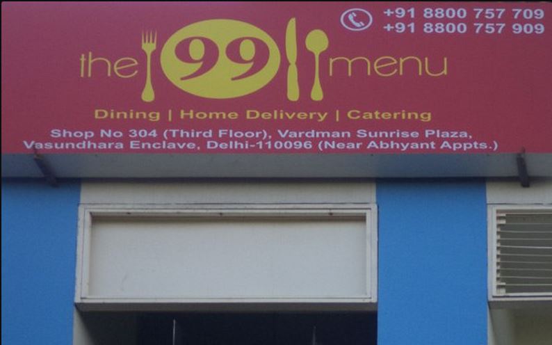 The 99 Menu.com - Vasundhara Enclave - Delhi NCR Image