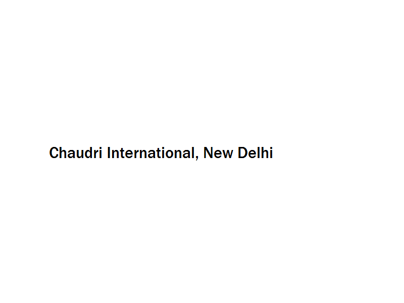 Chaudri International - New Delhi Image