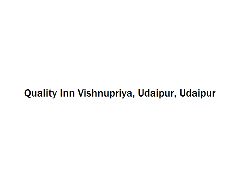 Quality Inn Vishnupriya, Udaipur - Udaipur Image