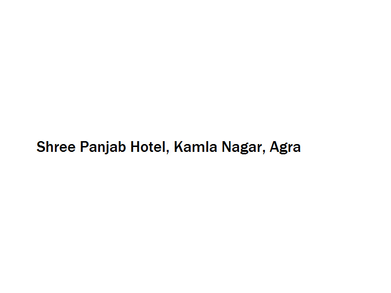 Shree Panjab Hotel - Kamla Nagar - Agra Image