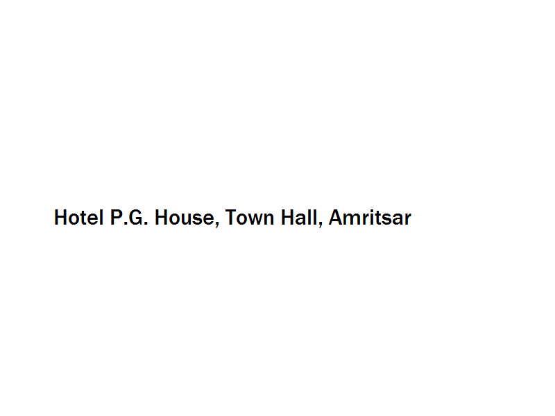 Hotel P.G. House - Town Hall - Amritsar Image