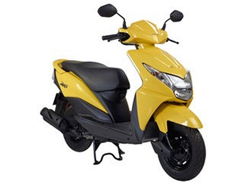 dio scooty yellow colour